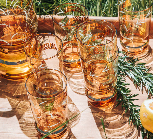 Vintage Jug & Glasses Set