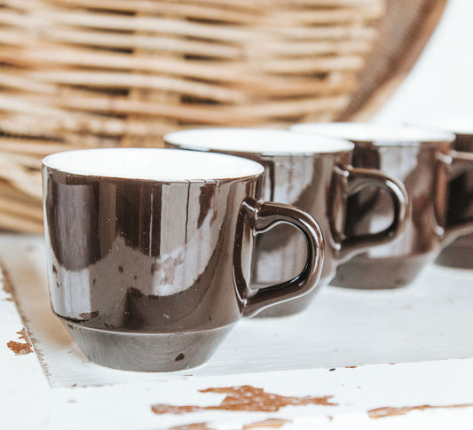 Vintage Crown Lynn Coffee Cups (4)