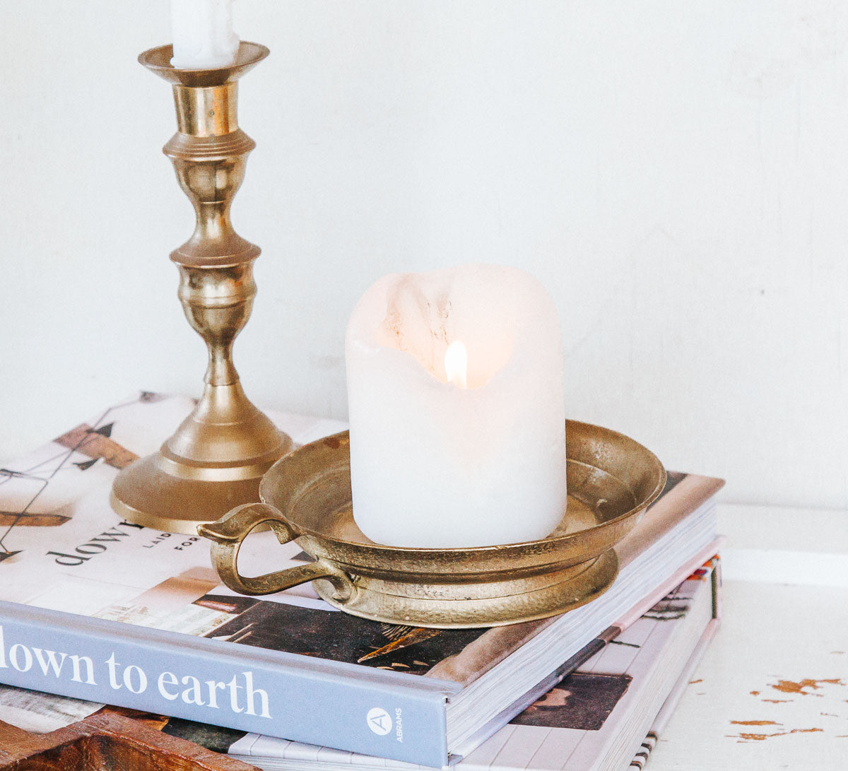 Brass Vintage Candleholder