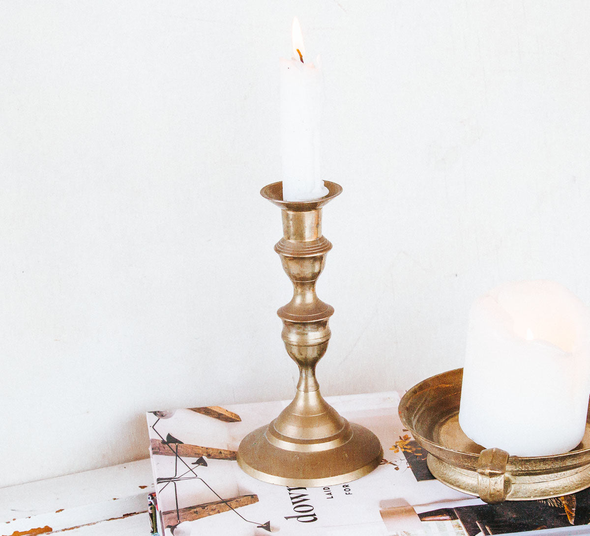 Brass Vintage Candleholder