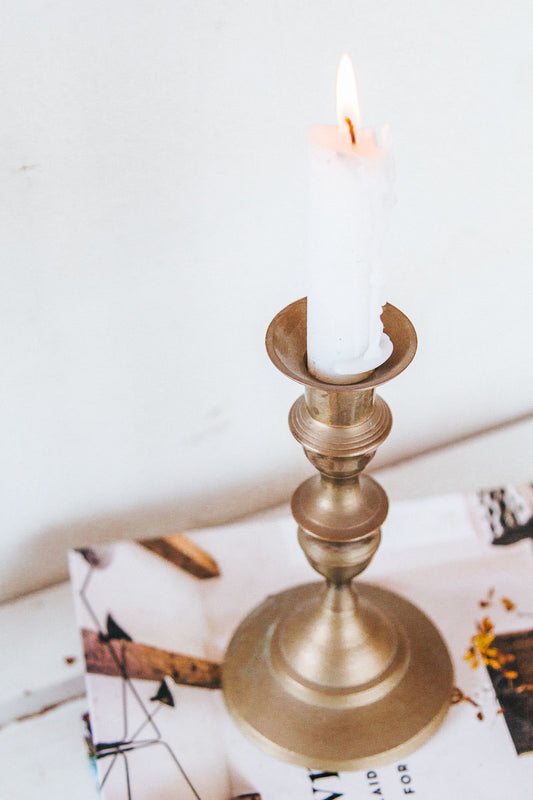 Brass Vintage Candleholder