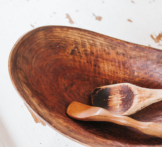 Vintage Handcarved Serving Dish