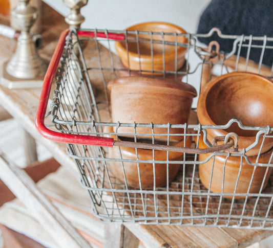 Vintage Wire Basket