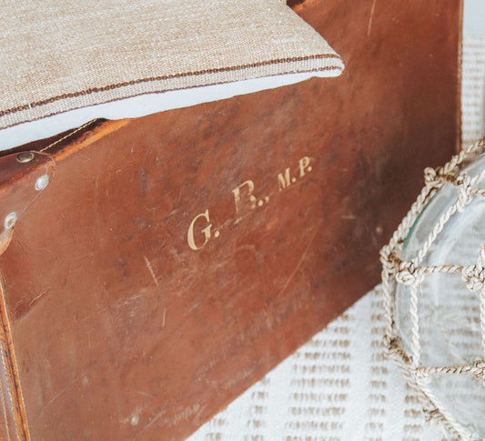 Vintage Leather Suitcase