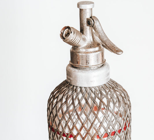 Vintage Glass Soda Syphon