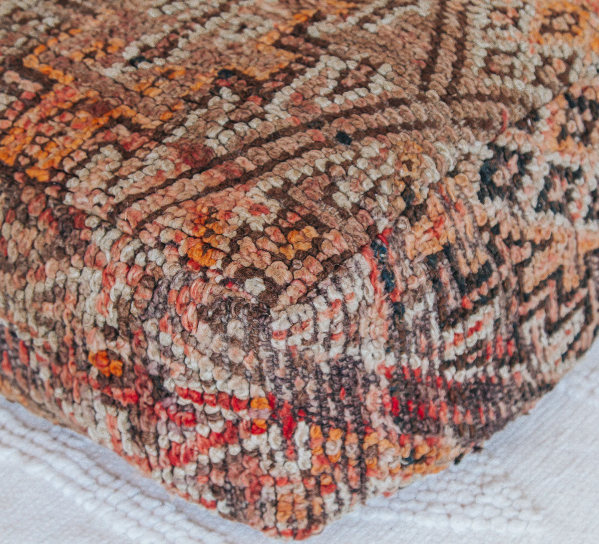 Vintage Moroccan Wool Floor Cushion