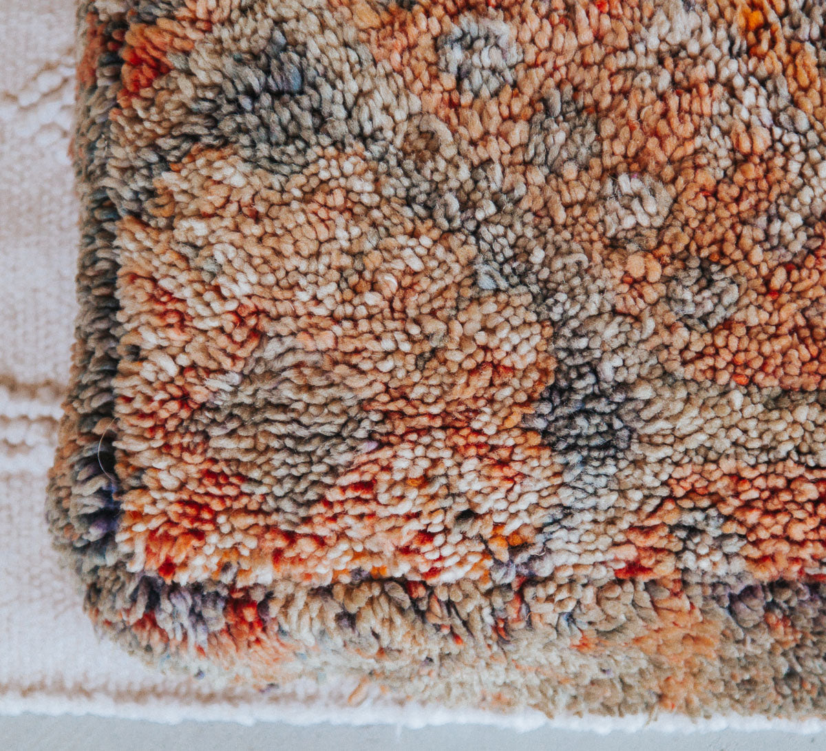 Vintage Moroccan Wool Floor Cushion