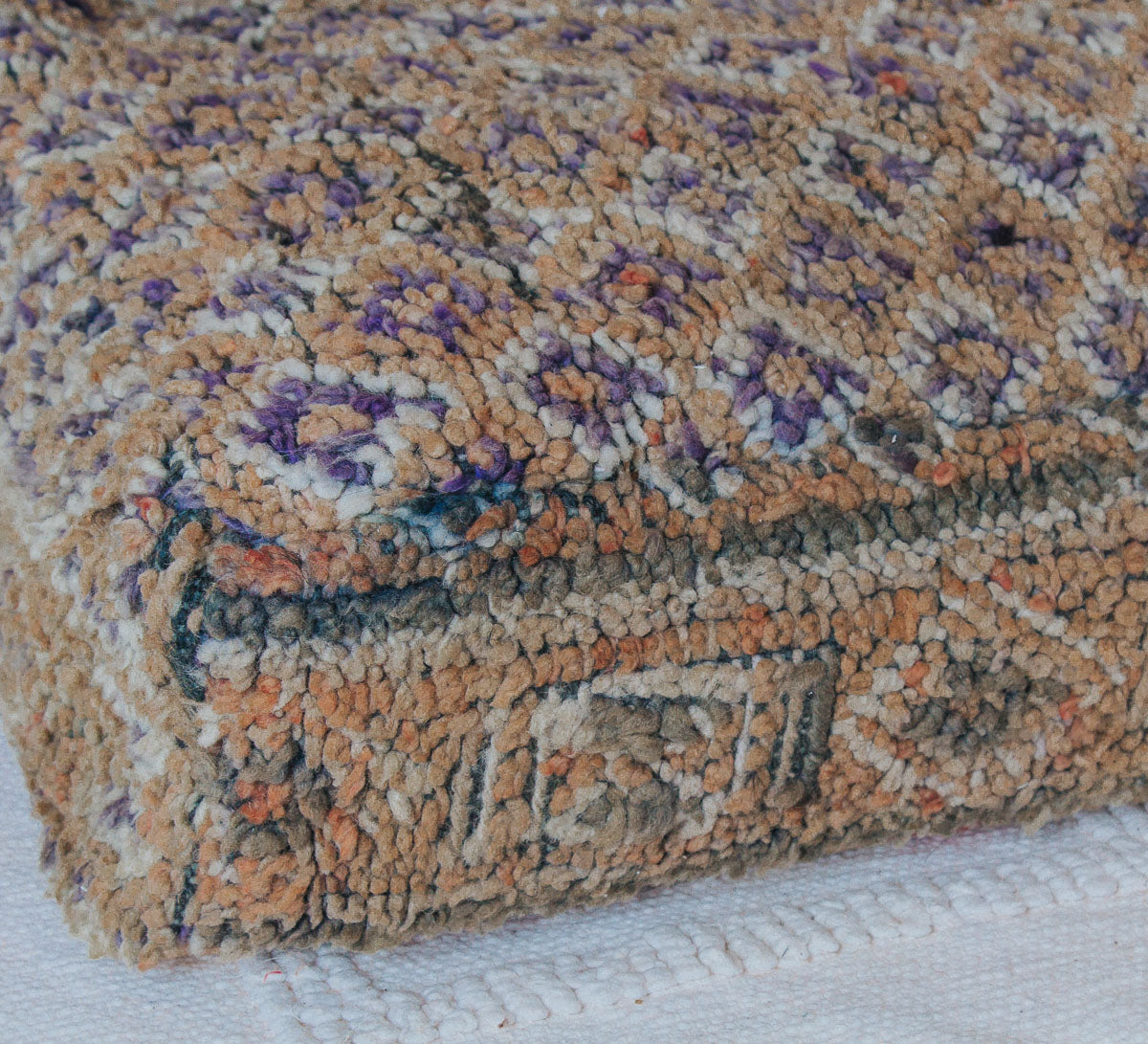 Vintage Moroccan Wool Floor Cushion