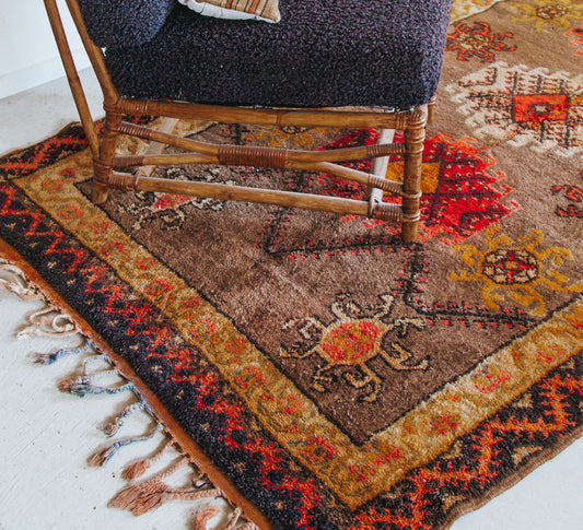 Vintage Moroccan Boujaad Rug 137x250cm