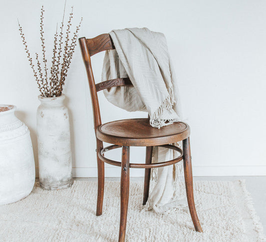vintage boh oantique wooden dining chair