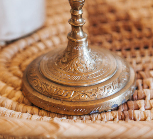 Brass Vintage Candleholder