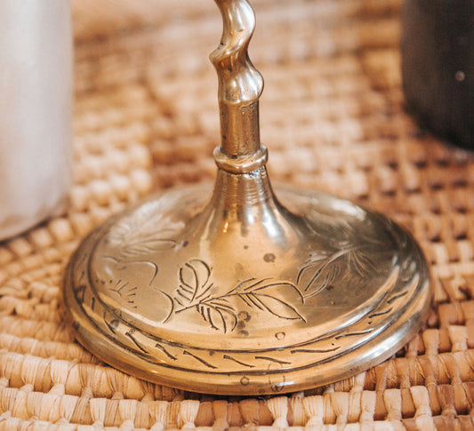 Brass Vintage Candleholder