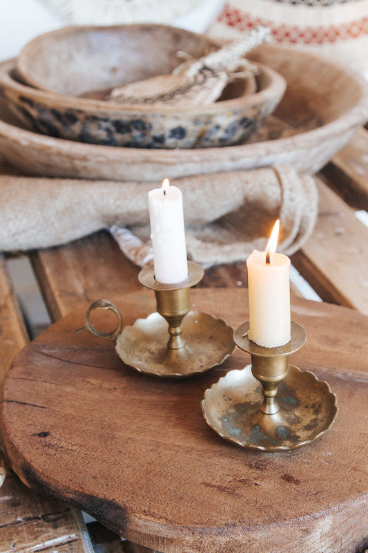 Brass Vintage Candleholder