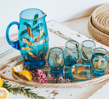 Vintage Jug & Glasses