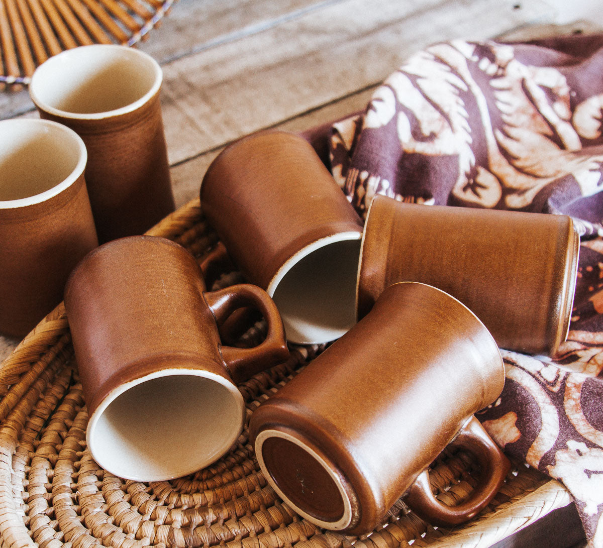 vintage boho nz temuka coffee mug cups