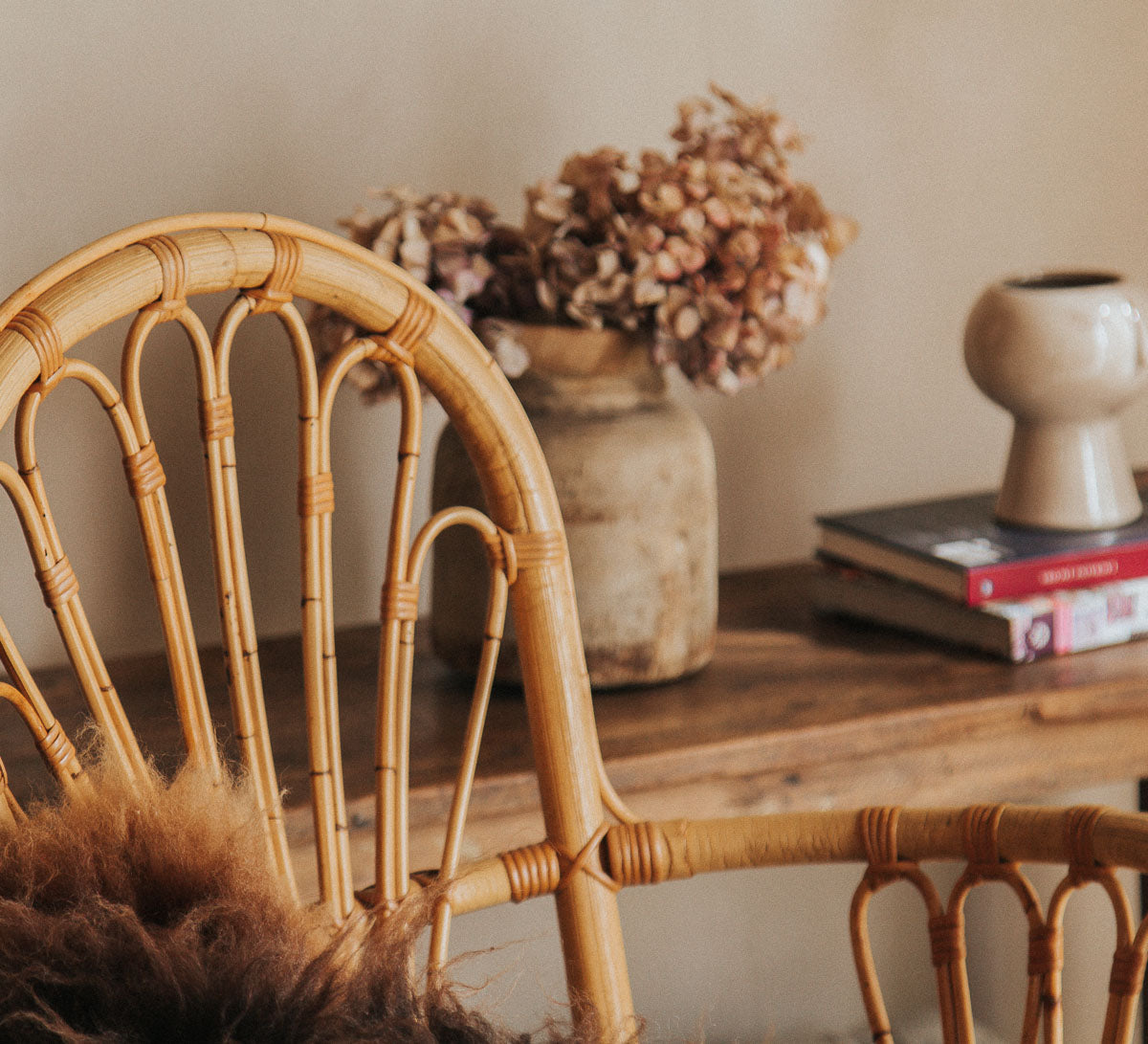 vintage retro boho bohemian designer cane rattan chairs