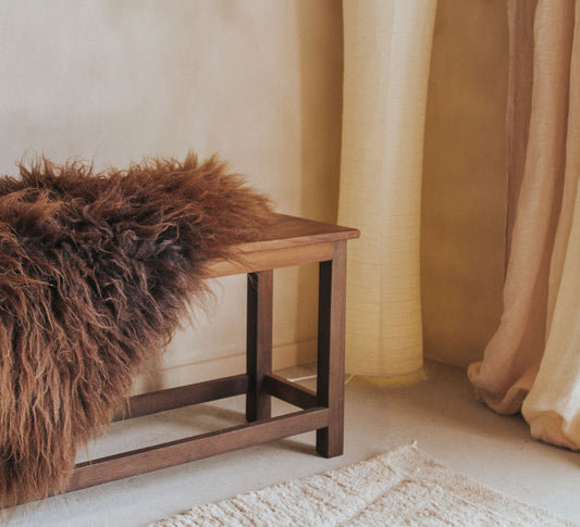 rustic boho reclaimed timber wooden bench seat
