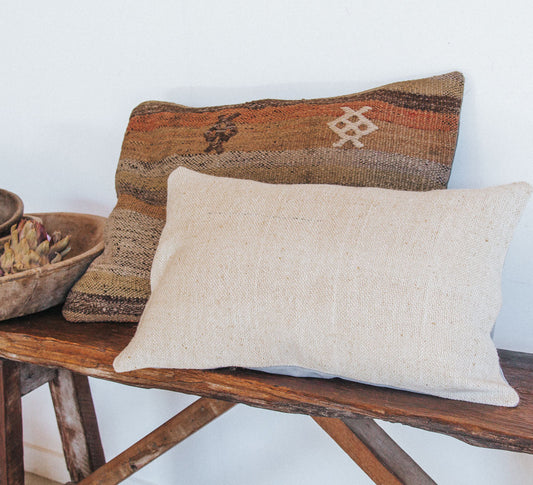 vintage boho turkish kilim cushion