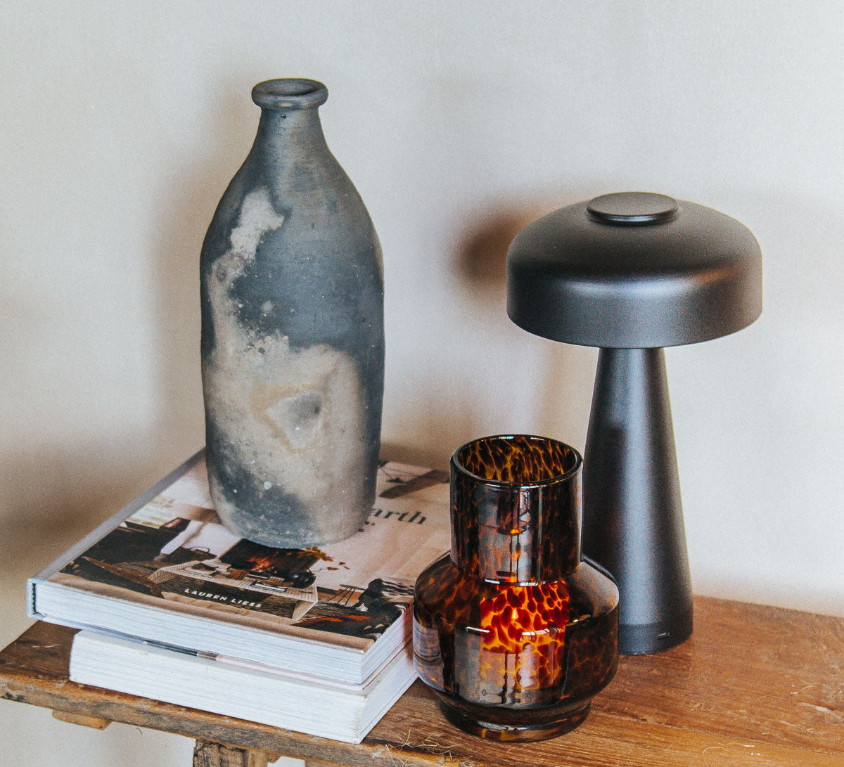 original boho rustic clay pot urn vase