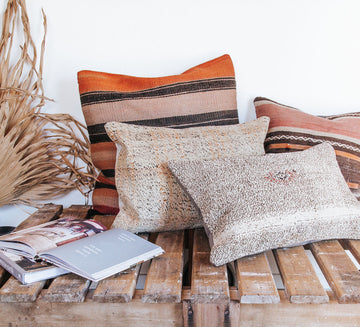 Boho Turkish Kilim Cushion Pillow