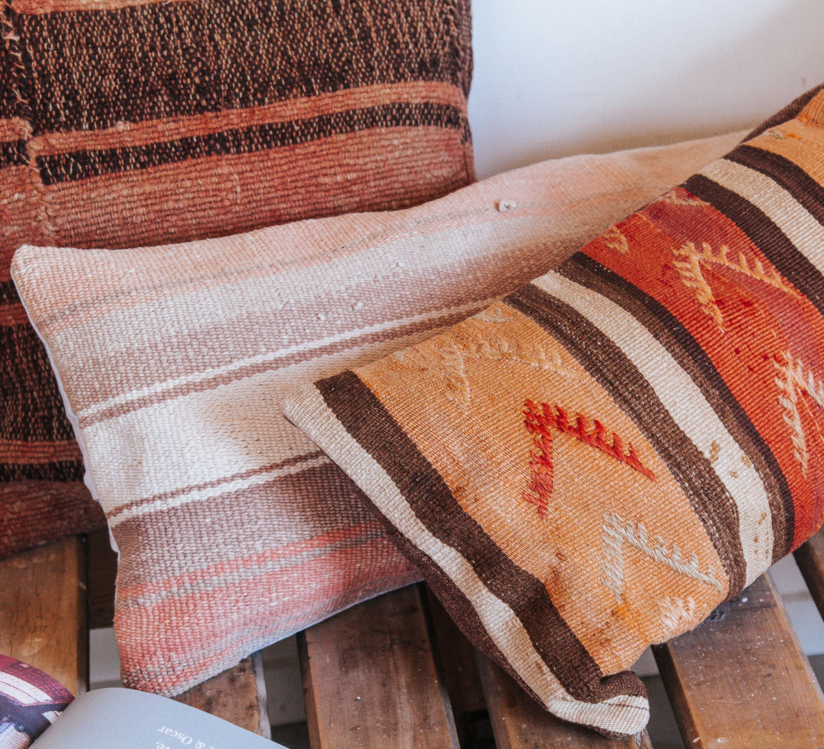 Boho Turkish Kilim Cushion Pillow