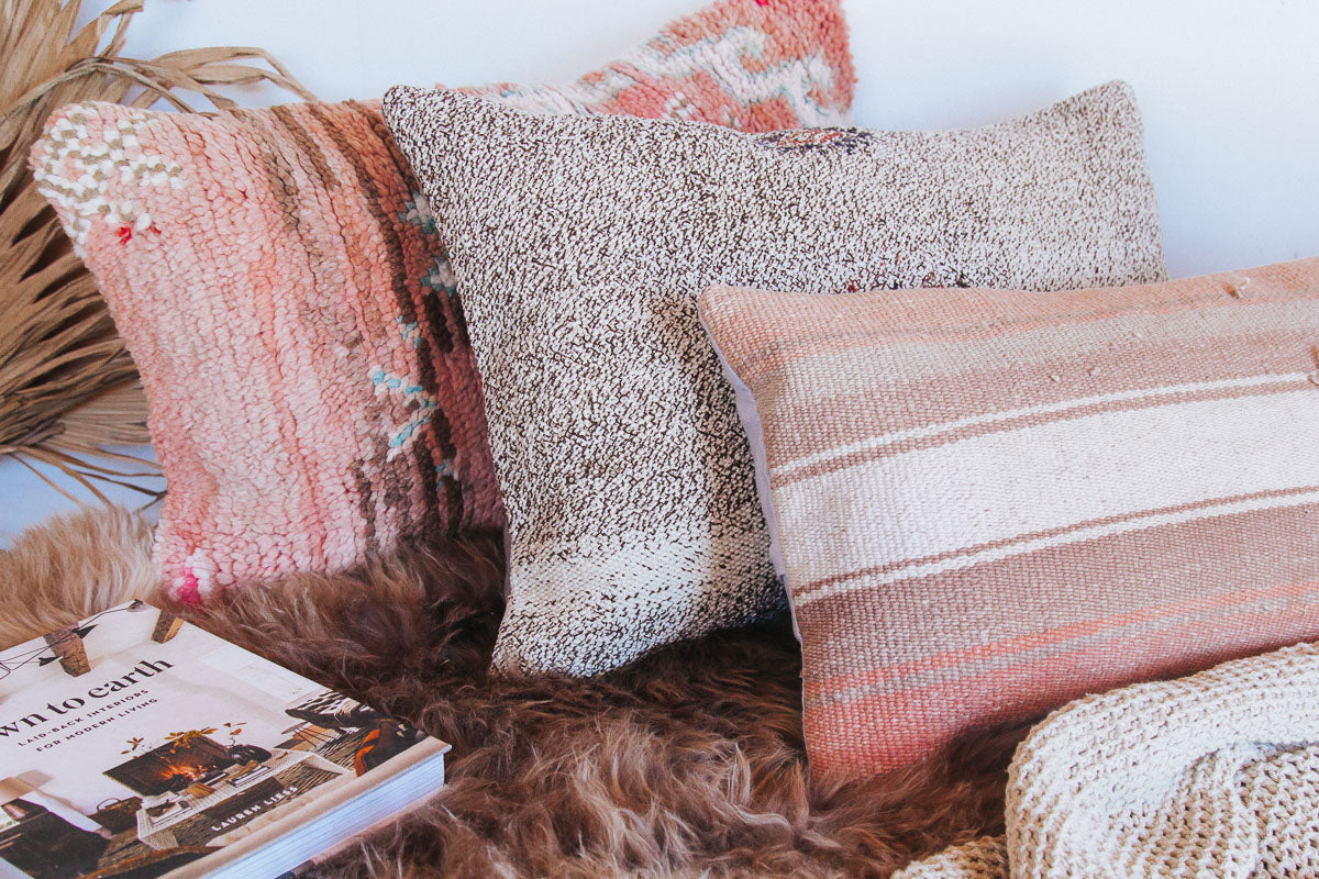 Boho Turkish Kilim Cushion Pillow