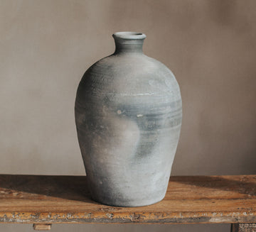 original boho rustic clay pot urn vase
