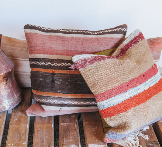 Boho Turkish Kilim Cushion Pillow