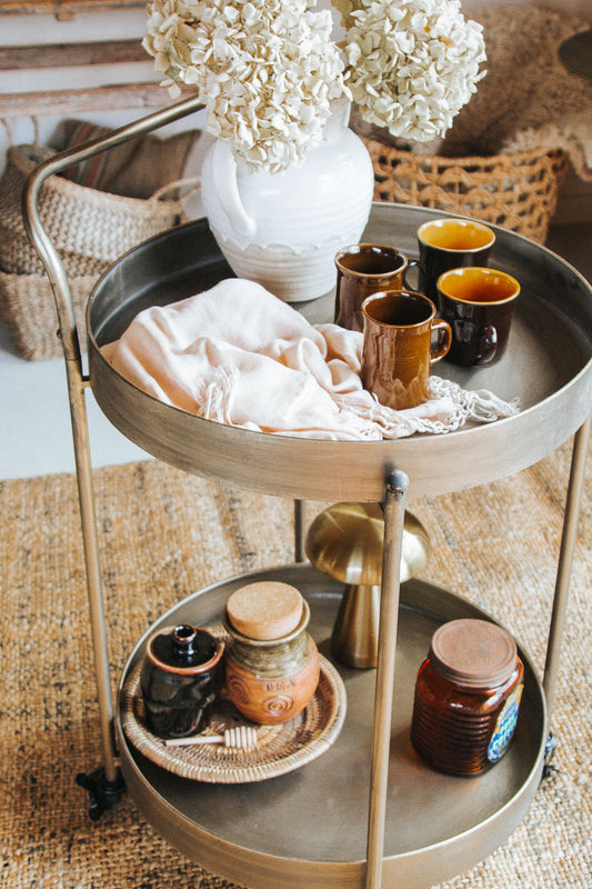 Vintage Temuka Coffee Mugs & Jug