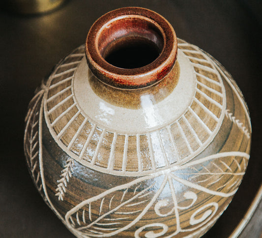 Vintage 'Robert Phillips' Studio Pottery Vase