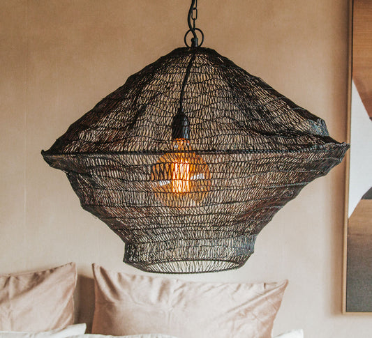 Arco Mesh Pendant Black - NEW