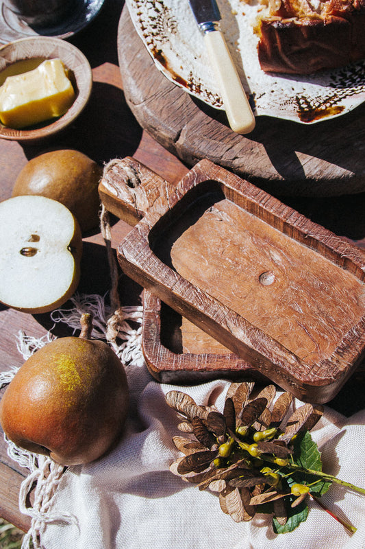 Vintage Rustic Wooden Tray