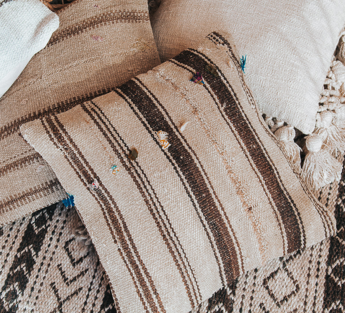 vintage boho turkish kilim lumbar cushion couch bed pillow floor cushion euro cushion