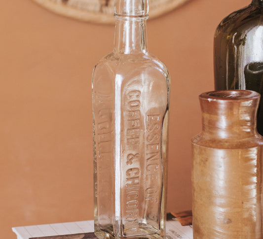 vintage glass bottle