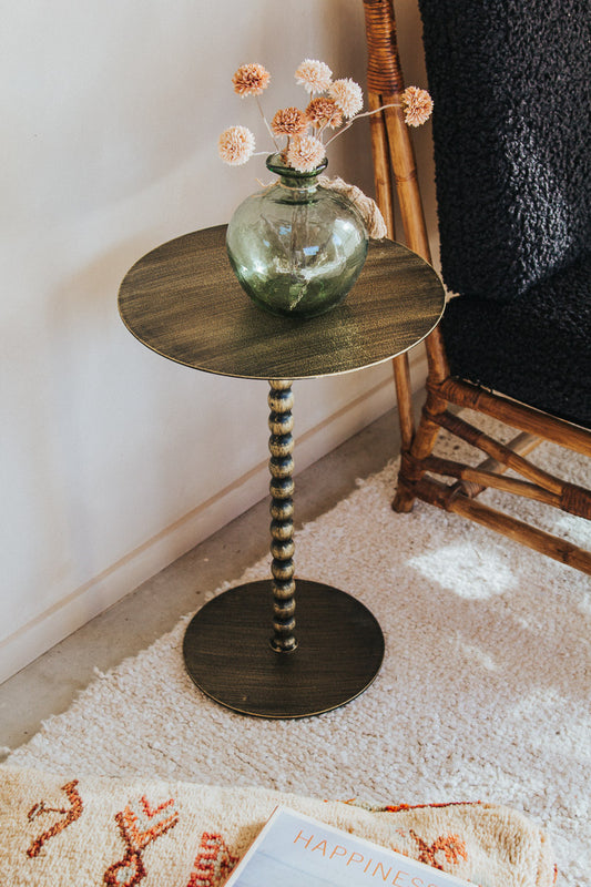 Rosa Metal Side Table - NEW