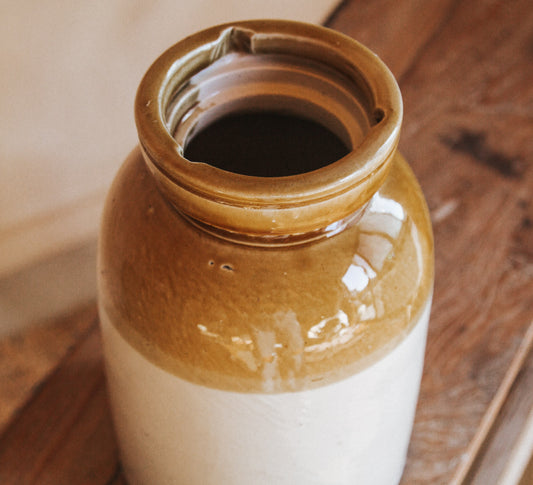 Large Vintage Stone Crock