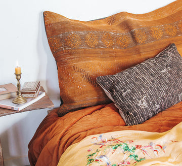 vintage turkish kilim cushion
