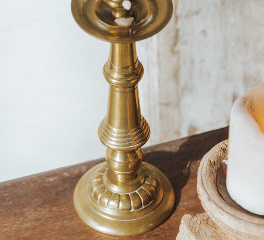 Brass Vintage Candleholder
