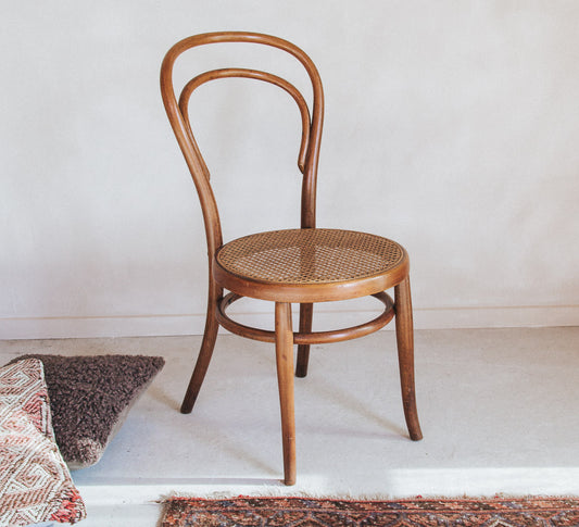 vintage boho antique wooden bentwood dining chair