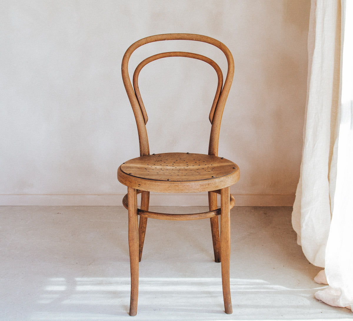 vintage boho antique wooden bentwood dining chair