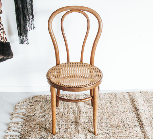 vintage antique boho wooden bentwood chair