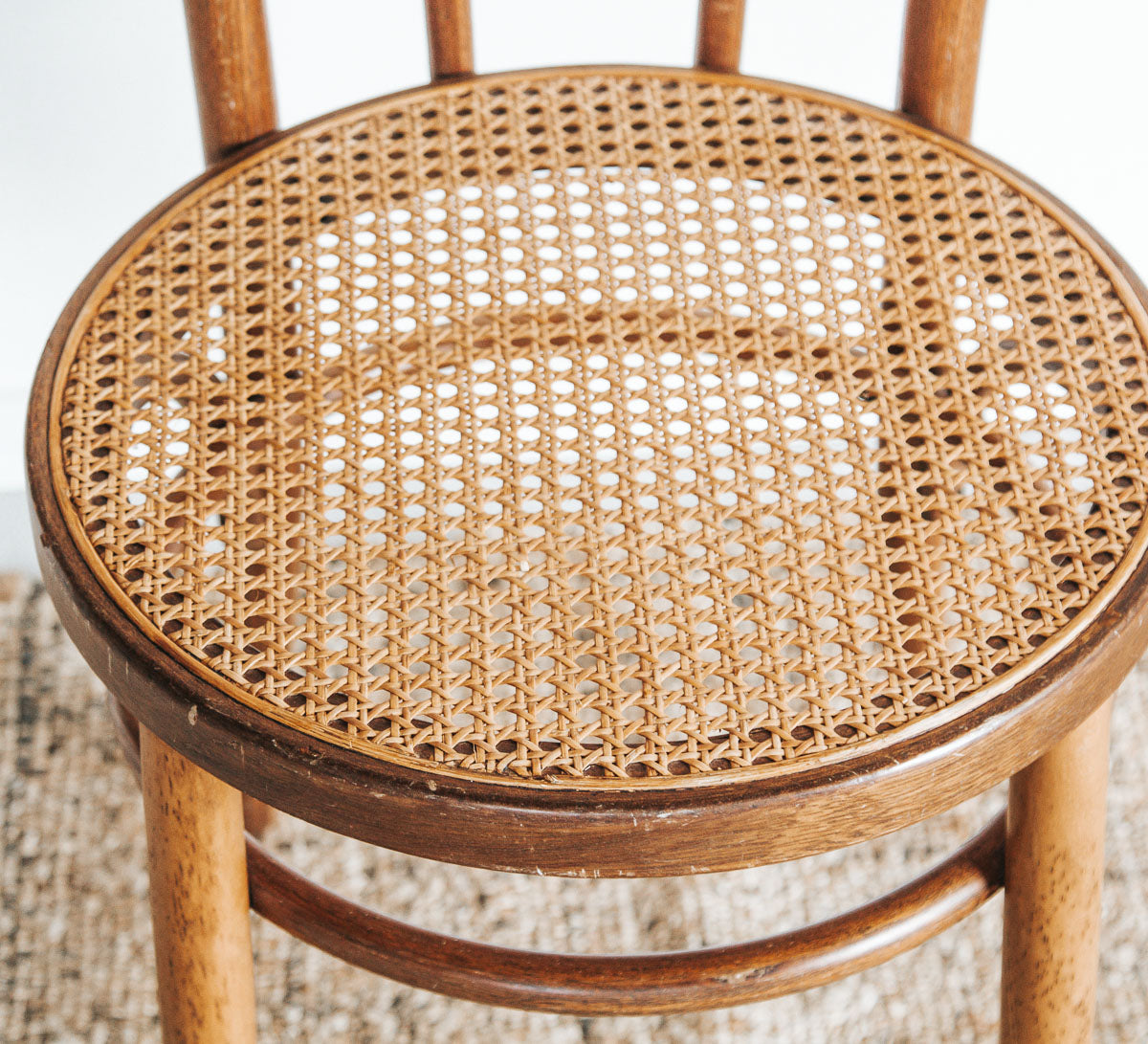 vintage antique boho wooden bentwood chair