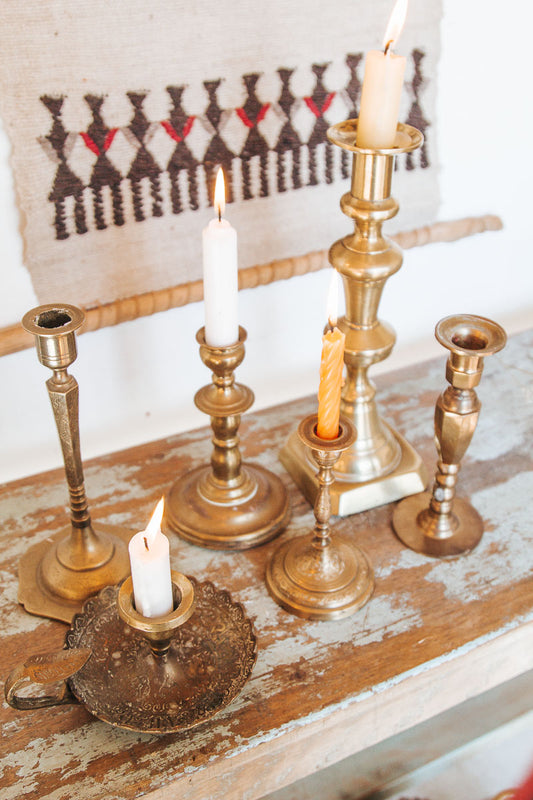 Brass Vintage Candleholder