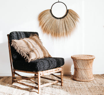 natural boho bali indonesian raung wall decor hanging