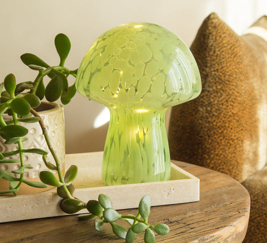 boho designer portable battery operatied glass table lamp