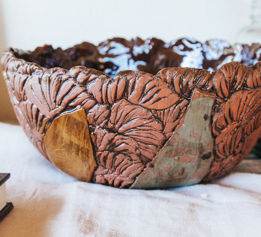 Rustic Pottery Bowl