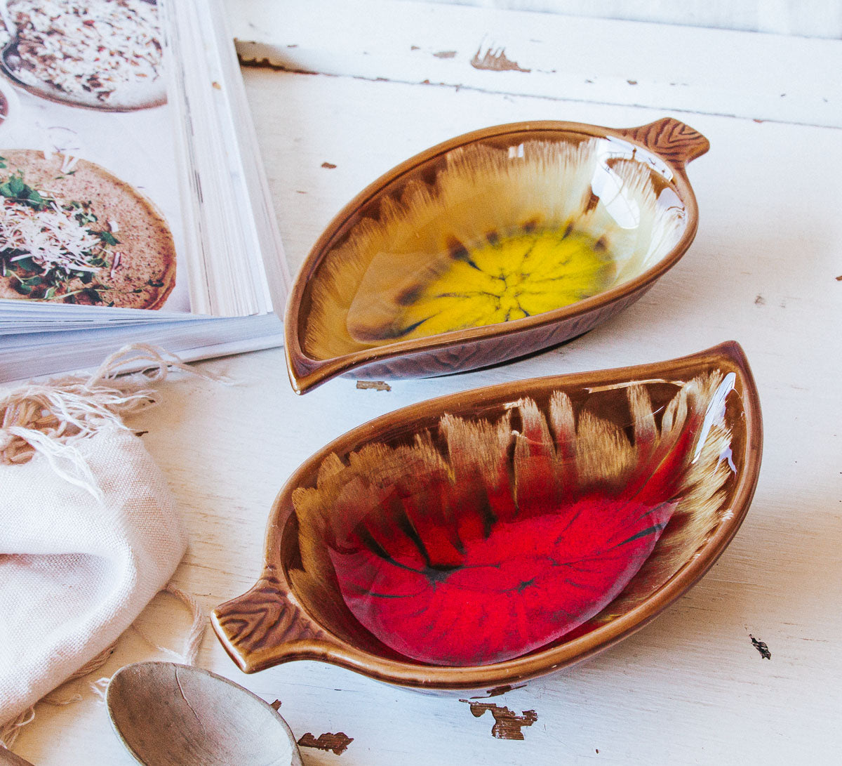 Vintage Ceramic Dish - Set of 2
