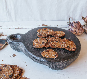 Vintage Stone Chapati Board