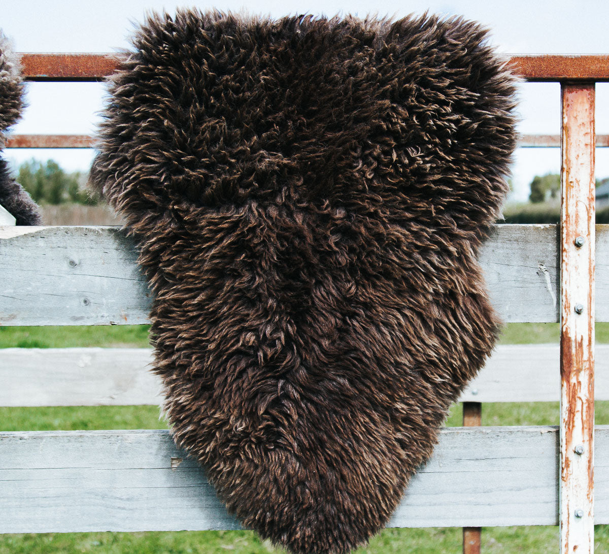 NZ Rustic Natural Sheepskin - NEW