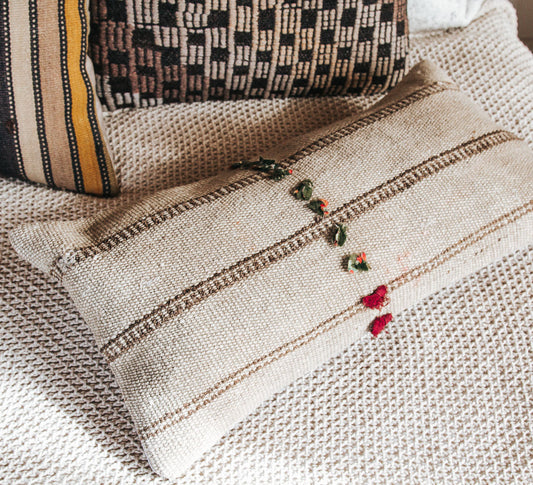 vintage boho tukish kilim cushion pillow